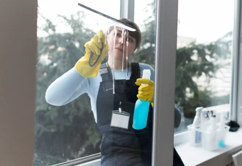 Nettoyage de vitres intérieures et extérieures à Chinon